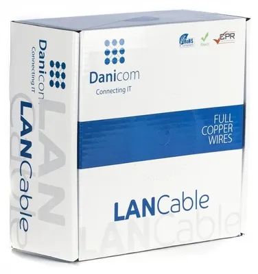 Produktbild von DANICOM CAT6 UTP 100m Starrleiter - LSZH (Dca)