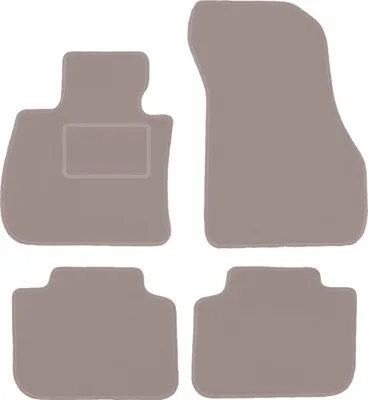 Image de Tapis de sol en velours pour BMW X2 F39 SUV (2018-) - beige LUX floor mats set (4 pieces)