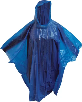 Produktbild von Regenponcho, unifarben, blau