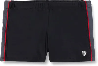 Immagine prodotto di Costume da bagno a maniche lunghe per ragazzi, taglia 10 anni, colore nero (nero/grigio)