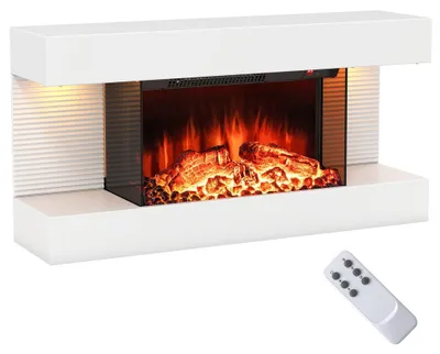 Produktbild von Elektrischer Wandkamin mit Heizung und LED-Beleuchtung