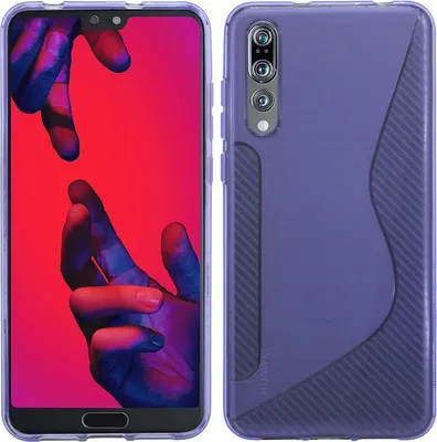 Produktbild von Huawei P20 Pro Handy Silikon Schutzhülle Cover Case Lila
