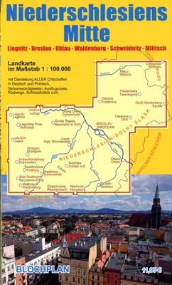 Produktbild von Landkarte Niederschlesiens Mitte