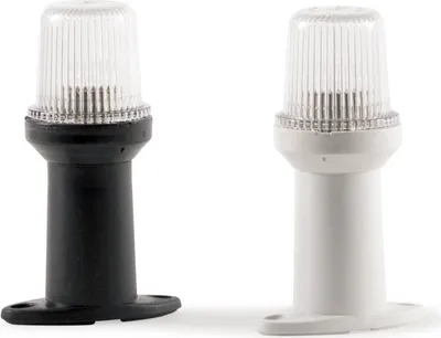 Produktbild von Rundumlicht 360° Kunststoff Gehäuse Schwarz / Weiß für Boot, salzwasserbeständig Farbe: Schwarz
