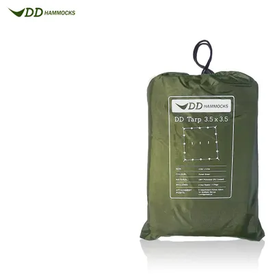Image de DD Hammocks DD Tarp 3,5 x 3,5 mètres Forest vert Accessoires