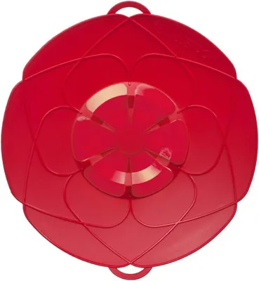 Productafbeelding van Kookbeschermer - Overkookbeschermer - Voorkom Overkoken - Hittebestendig - 14-24 cm pot - Rood
