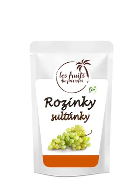Obrázek produktu pro Rozinky Sultánky BIO 200 g LES FRUITS DU PARADIS