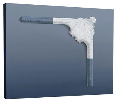 Produktbild von Orac Decor P3020A LUXXUS Eckelement Zierelement für Wandleiste P3020