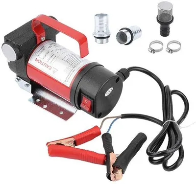 Productafbeelding van Elektrische brandstoftransmissiepomp, 12 V, 40 L/min, draagbare brandstofpomp voor zelfaanzuigende auto, elektrische pomp