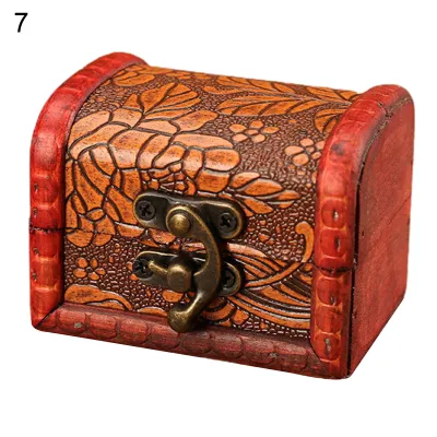 Produktbild von Juwelier Organizer Retro Elegante hölzerne europäische Juwelierstaderung Hülle Haushaltsvorräte-7