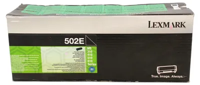 Image de Lexmark 502E Cartouche de toner 1 pièce(s) Original Noir