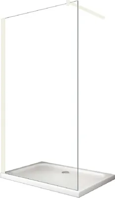 Immagine prodotto di Glaswerk Westfalen - Parete doccia walk-in LiLy 90x200 cm, vetro trasparente, bianco