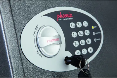 Obrázek produktu pro Phoenix Safe Co. Vela SS0801ED, Grafit, Klíč, 10 l, Ocel, 310 mm, 200 mm