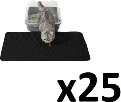 Obrázok produktu pre Podložka do toalety 60x45cm - čierna x 25