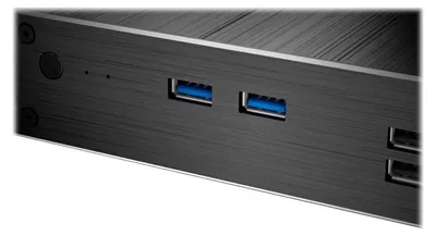 Zdjęcie produktu dla Akasa Plato X7D, Small Form Factor (SFF), PC, Czarny, UCFF, Aluminium, Dom/Biuro