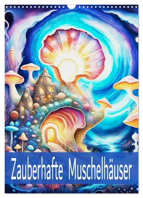Produktbild von Zauberhafte Muschelhäuser (Wandkalender 2027 DIN A3 hoch), CALVENDO Monatskalender