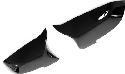 Image de Coques de rétroviseurs Boîtier de rétroviseur Noir brillant pour BMW F06 F12 F13
