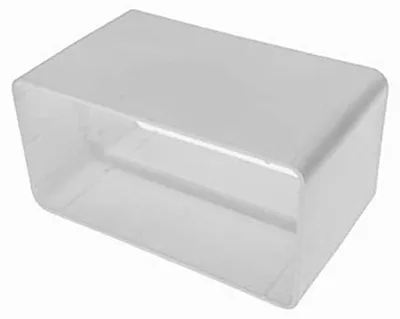 Productafbeelding van Rechthoekige buisconnector 110 x 55 mm voor ventilatiesystemen en koelbuis