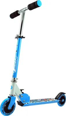 Produktbild von Best Sporting Scooter 125er blau-weiß, verstellbar 70-80 cm; Klappsystem
