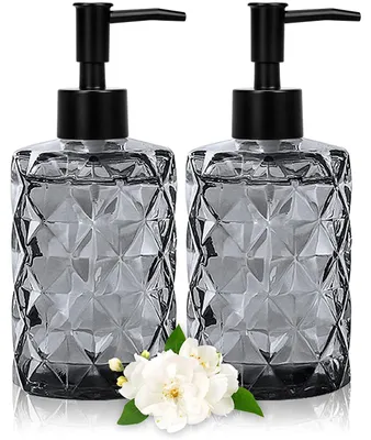 Produktbild von Glas fürs Badezimmer, nachfüllbarer Pumpspender für die Küche (330 ml)
