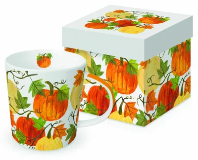 Produktbild von PPD Traceys Pumpkins Trend Mug, in Geschenkbox, Tasse , Becher, New Bone China, 400 ml, 160303449