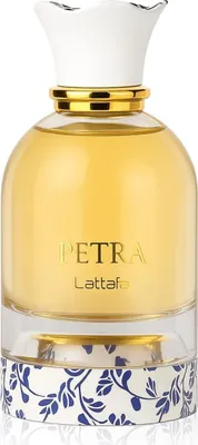 Obrázek produktu pro Lattafa Petra, Ženy, 100 ml, Nedoplnitelná lahvička, Tekutý parfém, Švestka, Rumunský, Kokosová, Tuberóza