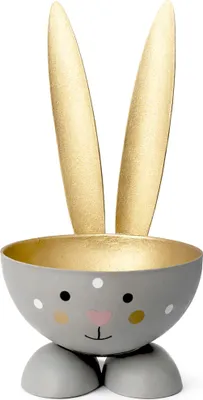 Produktbild von Eierbecher Hase Metall Osterhase 10 cm gedeckter Tisch Ostern