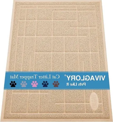 Obrázok produktu pre Odolná podložka pod mačací záchod 60 x 43 cm, béžová, pre malé zvieratá