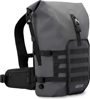 Produktbild von FC-Moto Ever-ST Roll-Top 26 L wasserdichter Rucksack, grau