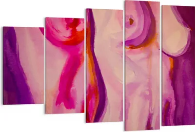 Produktbild von Bild auf Leinwand - Leinwandbild - Frau Tat Körper - 150x100cm - Wand Bild - Wanddeko - Wandbilder - Leinwanddruck - Bilder - Kunstdruck - Wanddekoration - Leinwand bilder - Wandkunst - EG150x100-3812