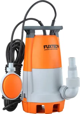 Produktbild von FUXTEC Tauchpumpe FX-TP1350 - bis zu 7.700 l/h | 6m Förderhöhe | 4,8Kg |  max. 20 mm Durchmesser | Frempkörper bis 20mm | Tauchpumpe mit 350W