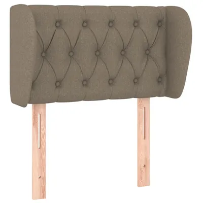 Obrázek produktu pro vidaXL Čelo postele s ušima Taupe 83x23x78/88 cm Látka