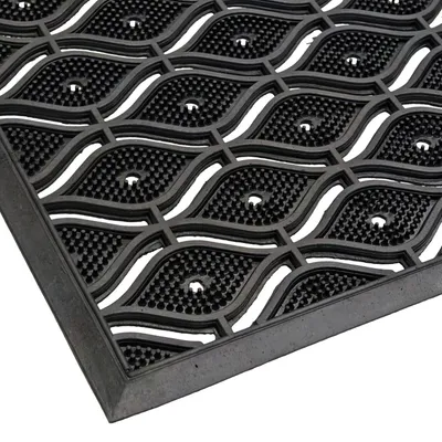Obrázek produktu pro Gumová čisticí venkovní vstupní rohož FLOMA EP11 - 55 x 90 x 0,9 cm