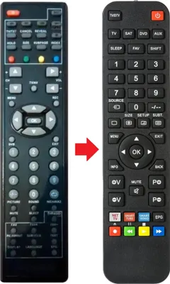 Produktbild von Fernbedienung geeignet für MEDION MD31417IT-A