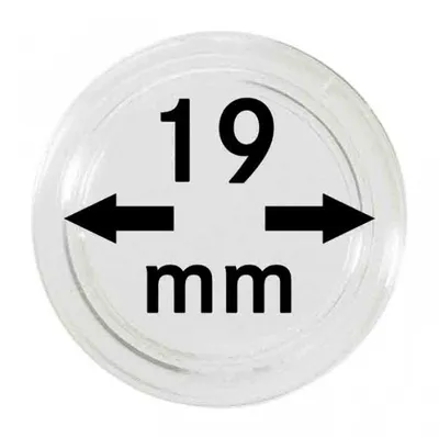 Produktbild von Lindner 2250019P Münzkapseln 19 mm-10er Pack