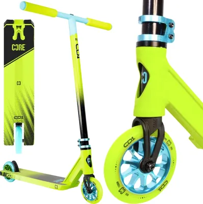 Produktbild von CORE CD1 Stunt Scooter Park 78cm Lime/Blau