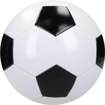 Produktbild von Fußball 'Classico' - Fussball für Kinder & Erwachsene - Größe 5 perfekt zum Tore schießen - Ball für das Training Indoor & Outdoor - weiß/schwarz