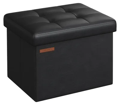Productafbeelding van SONGMICS Zitkruk met opbergruimte, kleine opklapbare bank, 40x31x31 cm