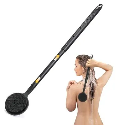 Zdjęcie produktu dla Szczotka do pleców teleskopowa 58 5 cm dwustronna kąpieli