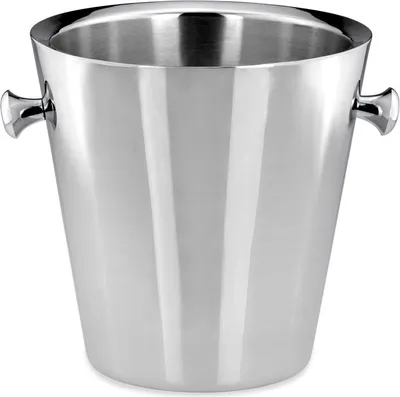 Produktbild von Wein-/Sekt Flaschenkühler Hochglanz poliert (H) 23 x (Ø) 22,5 cm
