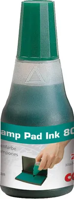 Produktbild von COLOP Stempelfarbe "801" für Stempelkissen 25 ml grün