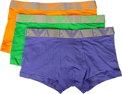 Produktbild von EMPORIO ARMANI Herren Boxershorts Pack 3 Stück Tripack Elastic at Sight Artikel 111357 4R715 Pack Trunk 3, EUR S - CN 165/90 - BR P - MX CH, Cotone 95%,Elasthan 5%