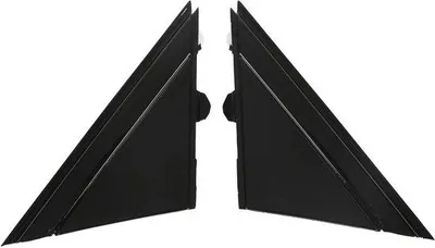 Productafbeelding van ABS-spiegelkap voor FIAT 500, modeljaren 2012-2017 - Glanzend zwart