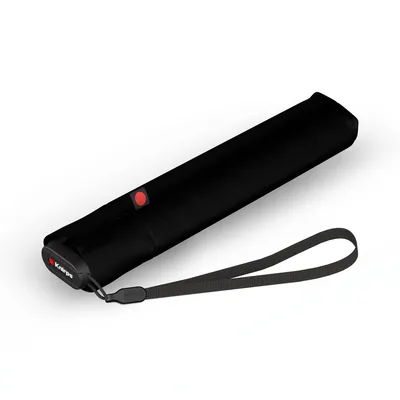 Produktbild von Knirps US.050 Ultra Light Manual, Kompakt, Regenschirm, Rund, Schwarz, Aluminium, Fiberglas, Polyester