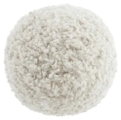 Produktbild von blomus GmbH TEDDY Rundes Kissen moonbeam Ø26cm