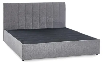Boxspringbett ALVA 180x200 cm ohne Matratze, Grau