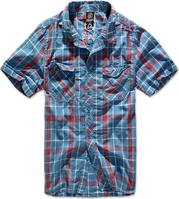 Produktbild von Brandit Roadstar T-Shirt Größe XL Farbe Rot/Blau