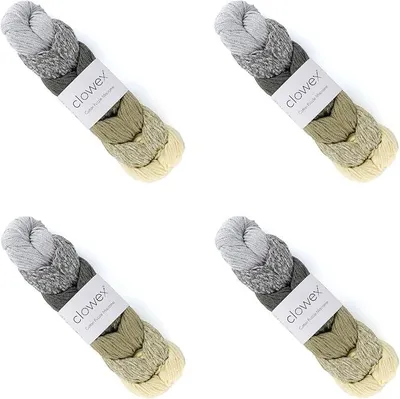 Imagen del producto de Hilo de algodón para macramé, 7 colores, 3 mm x 218 m, hilo de macramé multicolor, cordón de arcoíris para manualidades, cuerda de macramé multicolor para tejer y hacer crochet