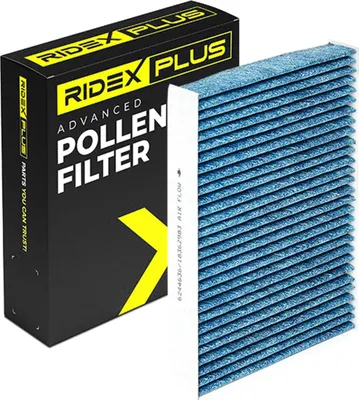 Produktbild von RIDEX PLUS 424I0586P Innenraumfilter Pollenfilter für RENAULT CLIO II (BB0/1/2, CB0/1/2) Aktivkohle