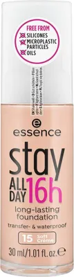 Produktbild von Essence Stay All Day Long-Lasting Foundation, Flasche, Creme, Glättend, Licht, Beige, Soft Creme